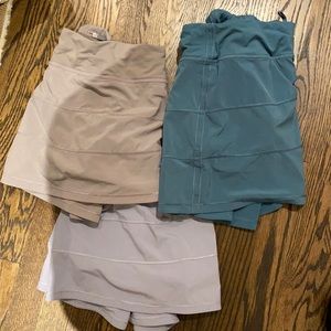Lululemon Pace Rival Skirt Bundle (3)